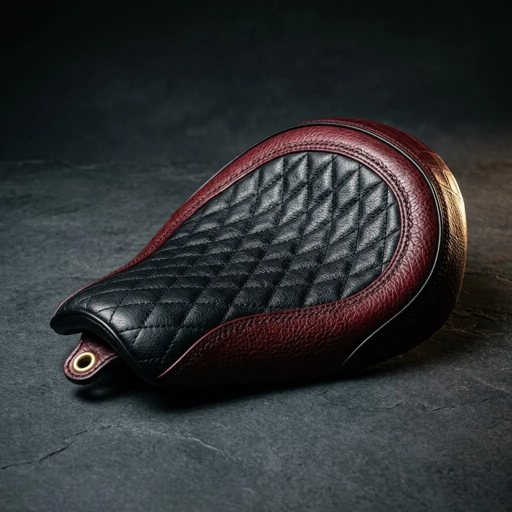 Illustrative motorcycle upholstery